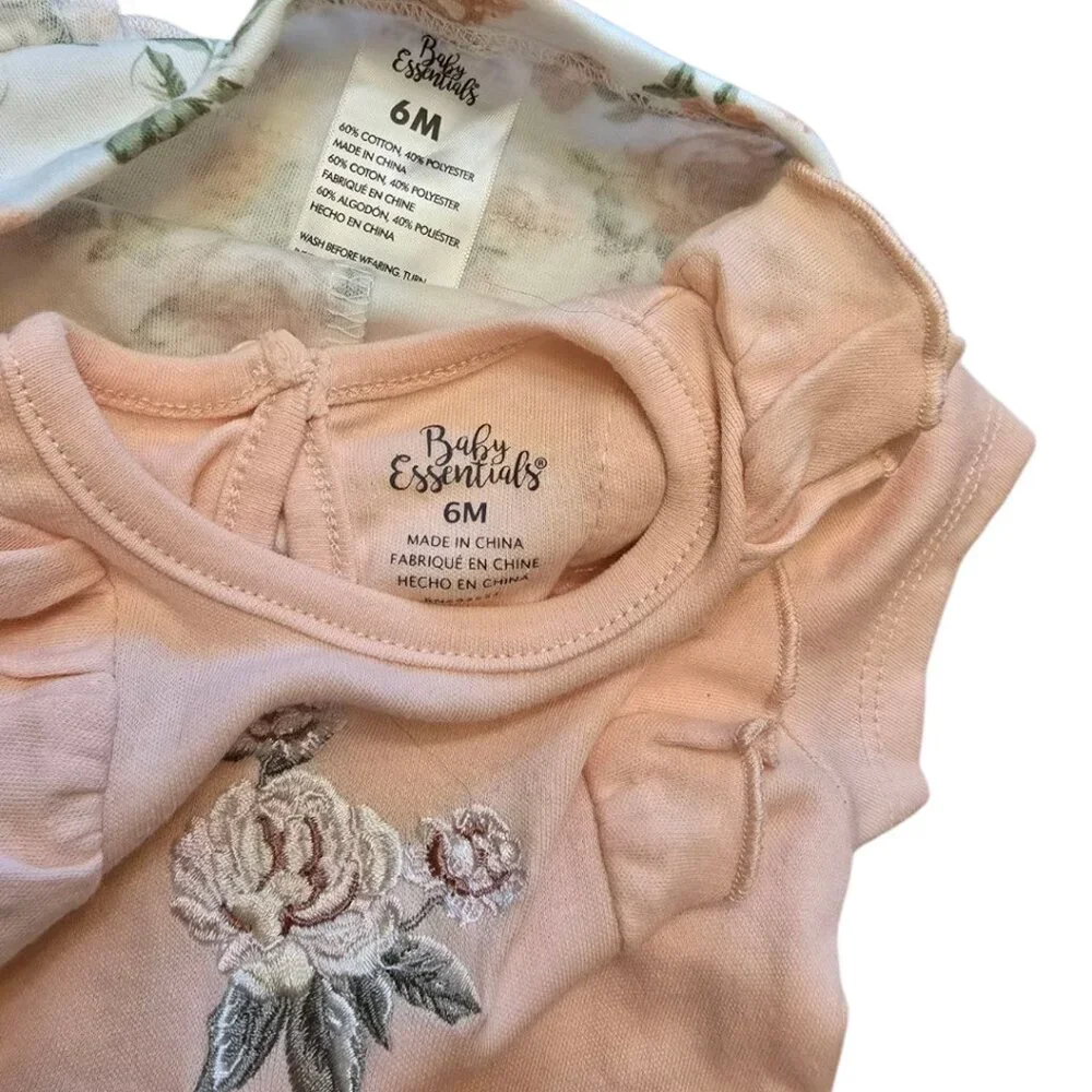 🏷️NWT - Girl's BABY ESSENTIALS 3 Piece Set Size 6m - NWT🏷️